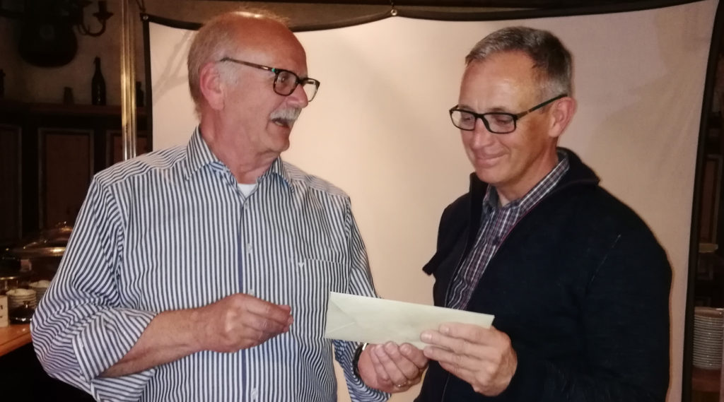 Dank an Robert Thürich (rechts) für seine hervorragende Arbeit