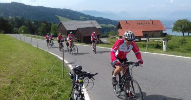 Tourenradler auf Pfändertour Tourenradler auf Pfändertour